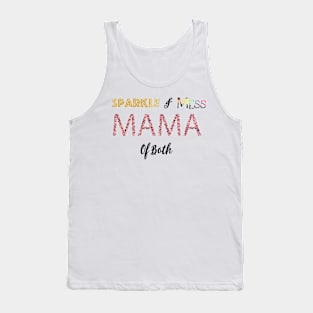 Sparkle & Mess Mama Of Both Tank Top